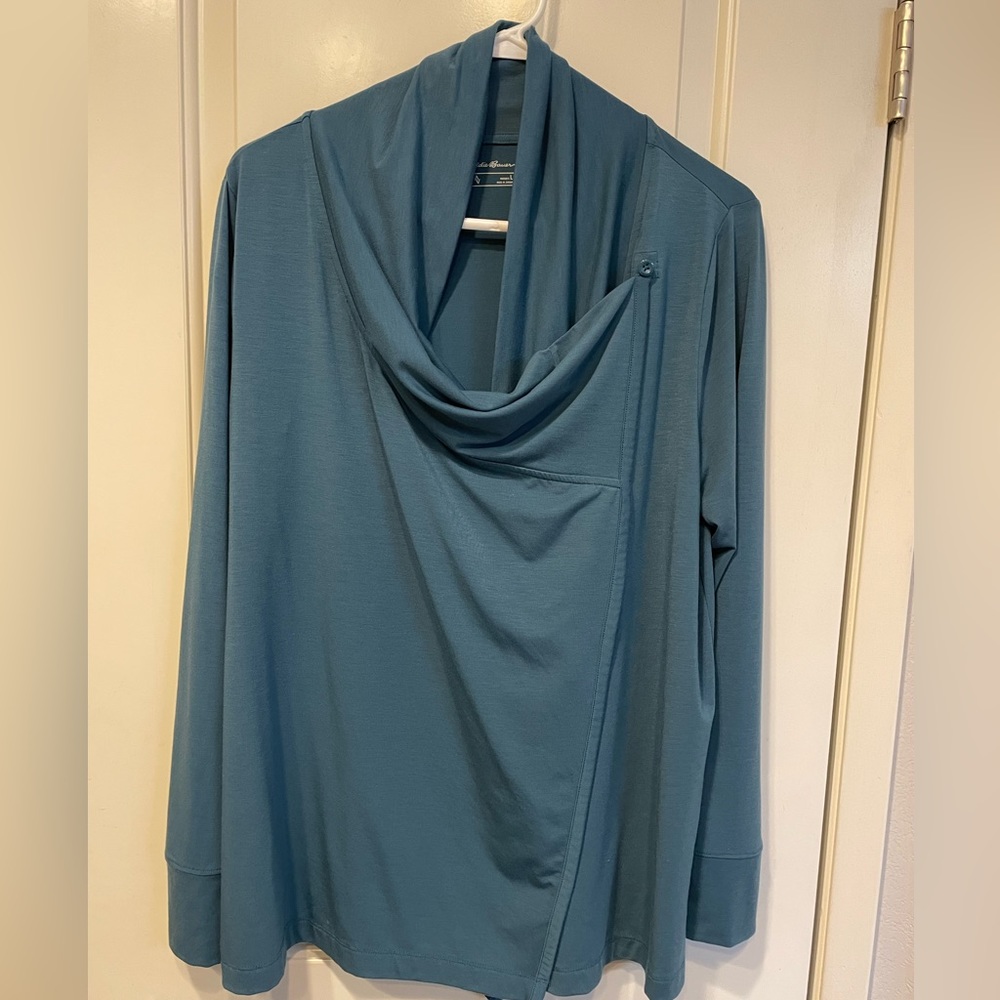 Eddie Bauer open cardigan